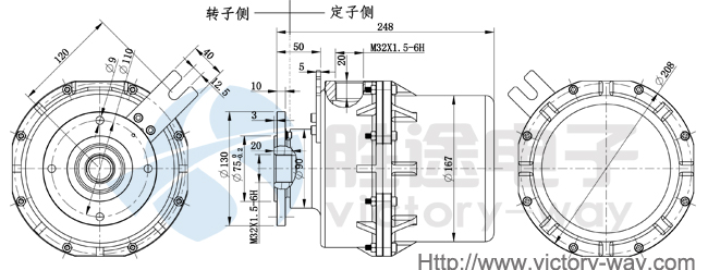 清倉(cāng)機(jī)防爆滑環(huán)圖紙