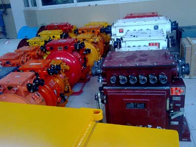 待檢防爆電機(jī)，防爆導(dǎo)電滑環(huán)