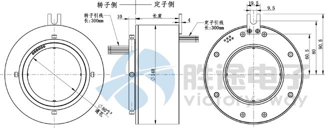 VST80滑環(huán)尺寸圖